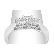 14K White Gold Diamond Ring - 1.00 Ct.