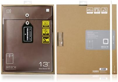 Echo Creative - Lettre Air - 13-Inch Macbook Case - (Brown) ELE2B1BN001