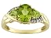10KT 1.75CTW PERIDOT AND DIAMOND ACCENT RING