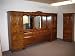 Thomasville Solid Oak King Size Pier Type Wall Bed and Armoire