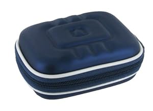 Memory Foam Carrying Case with Carabineer Clip for Flip Video Ultra HD Camcorder / Kodak Zx3 PlaySport HD / Zx5 PlaySport HD / PlayTouch