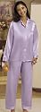 Brushed Back Satin Pajamas