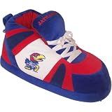 Kansas Jayhawks Boot Slipper Size: 5.5, Color: Blue / Red / White