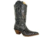 Women's Corral Pull On Lizard Overlay Boots