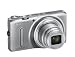 Nikon Coolpix S9500 Digitalkamera (18 Megapixel, 22-fach opt. Zoom, 7,6 cm (3 Zoll) OLED-Display, Bildstabilisator) silber