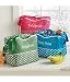 Personalized Polka Dot Tote Lunch Bag - Blue