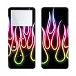 Rainbow Neon Flames - Apple iPod nano 1G (1st Generation) 1GB/ 2GB/ 4GB Protector Skin Decals - Faceplates