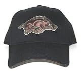 Arkansas Razorbacks NCAA Adidas Black Camo Hog OSFA Flex Fitted Hat