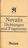 Dichtungen und Fragmente (Reclams Universal-Bibliothek, 394)