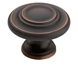 Amerock BP1586-2-ORB Three-Ring Oversized Knob 1-3/4-Inch Diameter, Oil Rubbed Bronze