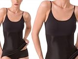 Ilusion Womens Tummy & Waist Control Camisole BLACK L