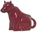 Stoneware Pottery Plum Sitting Cow Creamer 6"L 5"H, 6oz Set of 2