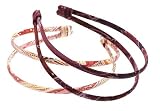 L. Erickson USA 1/4 Double Skinny Ultra Comfort Headband - Paisley Silk Print