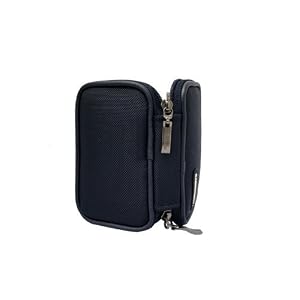 Dell Wasabi PZ310 Photo Printer CaseCrown Double Memory Foam Compact Case (Nylon - Black) by