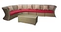7tlg. Luxus Rattan Sitzgruppe Gartenmöbel Möbel Neu