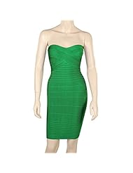 Sexy Strapless Belted Summer Nylon/Rayon/Spandex Bandage Dress 