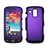 Purple Rubberized Snap-On Cover Hard Case Cell Phone Protector for Samsung Rogue U960 [Accessory Export Packaging]