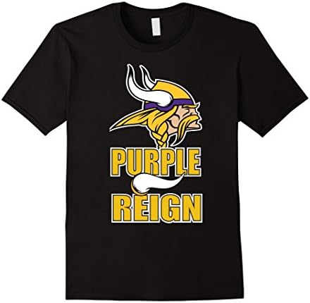 Men's Purple Reign Viking T-Shirt Top Quality XL Black