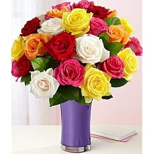 mother day gift flowers Mother's Day Rainbow Roses gift