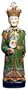 Good Best Great Gift Mom Mother Grandmother - 11" Lucky Green Ming Empress Curio Statue