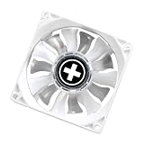 Xilence DualWing XQ Geh&auml;usel&uuml;fter, 80 x 80 x 25mm 12 VDC, wei&szlig;