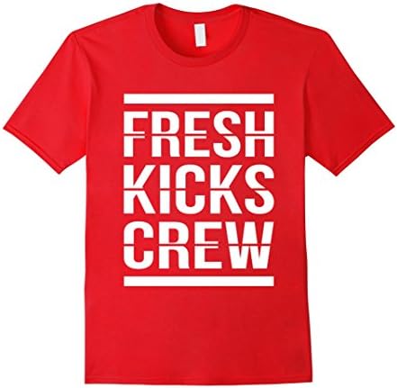 Men's Fresh Kicks Crew T-Shirt To Match Retro Air Jordans Medium Red