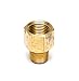 FasParts 1/2 Female NPT FPT FIP to 3/8 Male MPT MIP Brass Pipe Adaptor Fitting Fuel / Air / Water / Boat / Gas / Oil WOG by FASPARTS