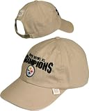 Pittsburgh Steelers Super Bowl XL Champions Khaki Slouch Hat