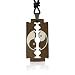 Ziovani 2-tone Razor Blade Design with Ying Yang Stainless Steel Pendant Necklace
