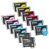 Genuine Epson OEM T078 Ink Cartridges Includes T078120 T078220 T078320 T078420 T078520 T078620 (2 Black, 2 Cyan, 2 Magenta, 2 Yellow, 2 Light Cyan, 2 Light Magenta) Reviews 41vHUIrzhzL. SL160 Genuine Epson OEM T078 Ink Cartridges Includes T078120 T078220 T078320 T078420 T078520 T078620 (2 Black, 2 Cyan, 2 Magenta, 2 Yellow, 2 Light Cyan, 2 Light Magenta) Reviews