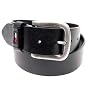 Tommy Hilfiger Black Leather Wide Buckle Belt