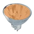 Bulbrite 637550 - EXN/O - Orange 50 Watt MR16 Style Halogen Light Bulb, 12 Volt, 38 Degree Beam Spread