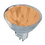 Bulbrite 637550 - EXN/O - Orange 50 Watt MR16 Style Halogen Light Bulb, 12 Volt, 38 Degree Beam Spread