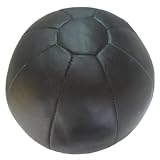Medicine Ball Real Cow Hide Leather 10kg With FREE Weight Training Gloves [Misc.]