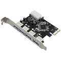TeckNet USB 3.0 4 Ports PCI Express Card for PC