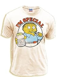 Junk Food The Simpsons Ralph I'm Special Sugar Cream Adult T-Shirt Tee