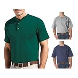 Anvil - Adult Cotton Deluxe Henley Tee (1202)