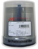 JVC/Taiyo Yuden 8x Silver Lacquer 4.7GB DVD+R in cake box - 100pk