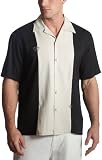 DaVinci  Men's Double Floor Shirt,Black/Silver,Large