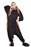 Newcosplay Polar Fleece Onesies Pajamas (XL, Raccoon)