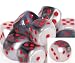Gemini 16mm d6 Black-White w/red Pipped Dice