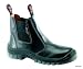Mens Steel Toe Leather Slip On Safety Work Boots Black Sizes 6 to 13 UK