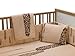 Nurseryworks Sight-Two Pea berry Peach/Mocha 6 Pc Crib Set