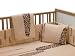 Nurseryworks Sight-Two Pea berry Peach/Mocha 6 Pc Crib Set