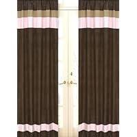 Soho Pink Window Treatment Panels - Set of 2