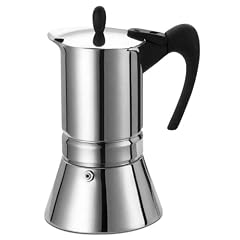 Edelstahl Espressokocher VIP-INOX mit Duffusorboden, 6 Tassen