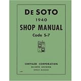 1940 DESOTO Shop Service Repair Manual Book by Chrysler