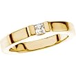 14K Yellow Gold Diamond Promise Ring - 0.15 Ct.