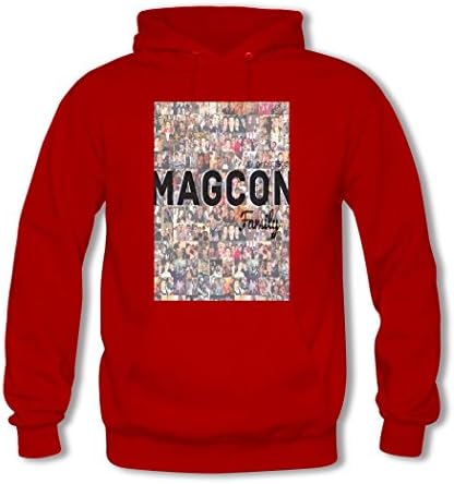 Customhoody diy Magcon Men's Classic Hoodie - Red