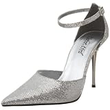 The Highest Heel Womens Slick Ankle-Strap Pump